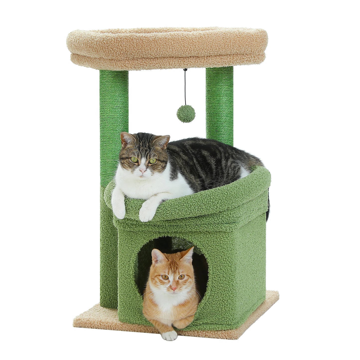68cm Cat Tree Condo with Scratching Post
