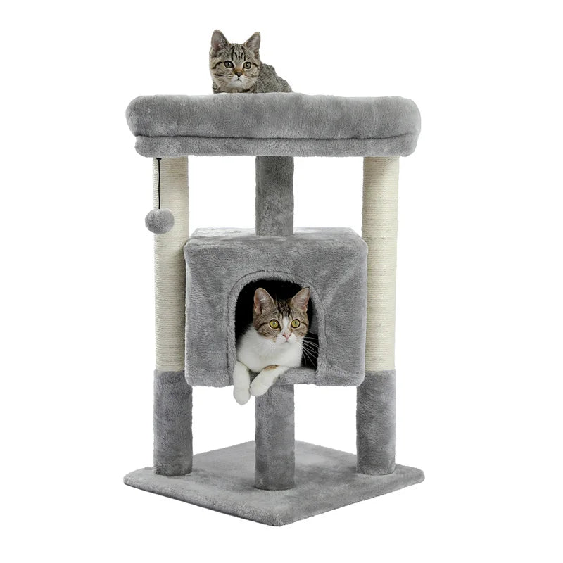 Multi-Layer Cat Tree Pet Climbing Condo