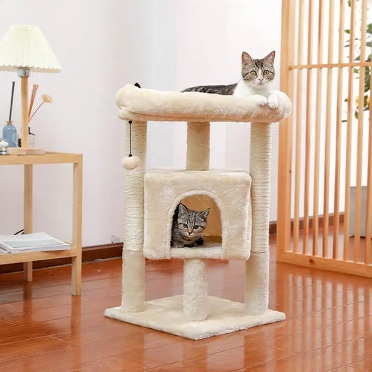 Multi-Layer Cat Tree Pet Climbing Condo