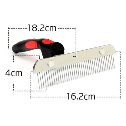 Stainless Steel Pet Comb Pet Hair Removal for Grooming Large Dogs