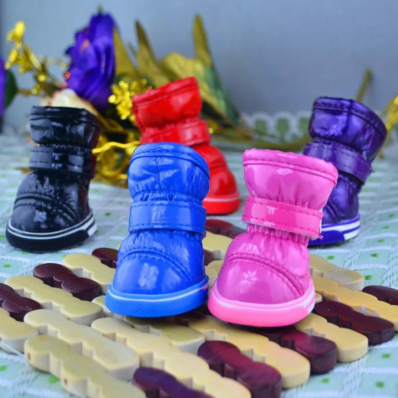 Anti-Slip Warm Dog Snow Boots Pet Shoes