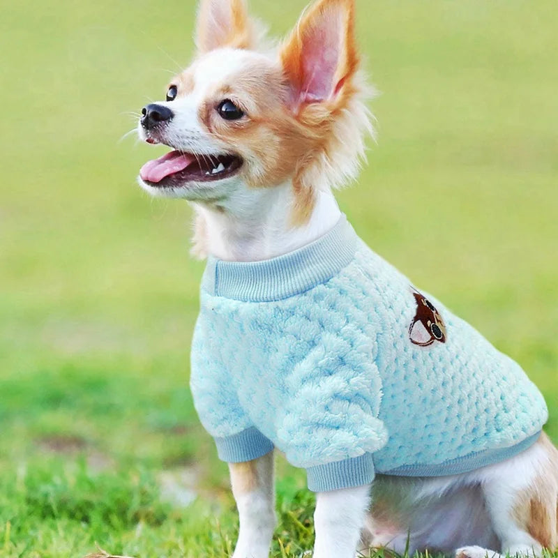 Warm Pet Fleece Jacket Coat Dog Clothes