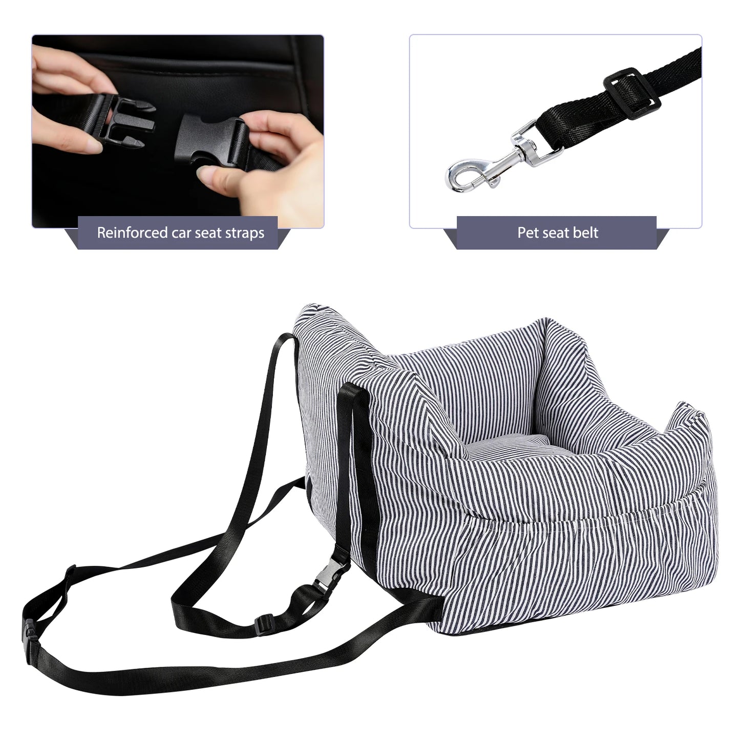 Pet Seat Booster Dog Car Carrier