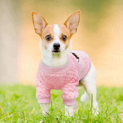 Warm Pet Fleece Jacket Coat Dog Clothes