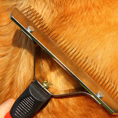 Stainless Steel Pet Comb Pet Hair Removal for Grooming Large Dogs