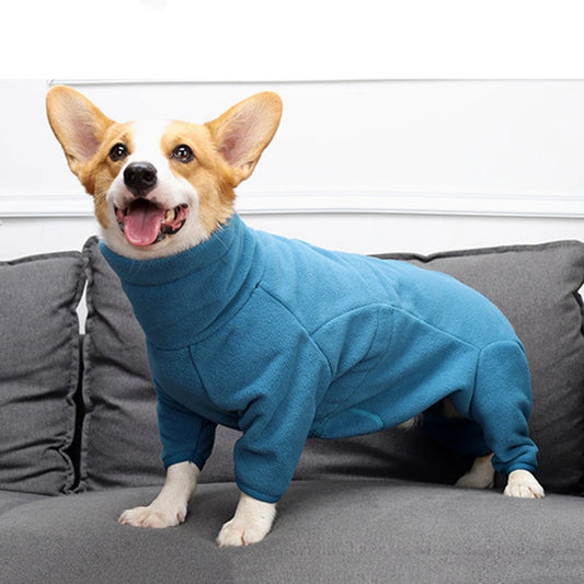 Thick Dog Clothes Pajama Winter Warm Dog Jumpsuit