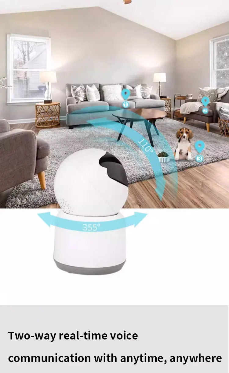 Voice Interactive Pet Camera Indoor Security