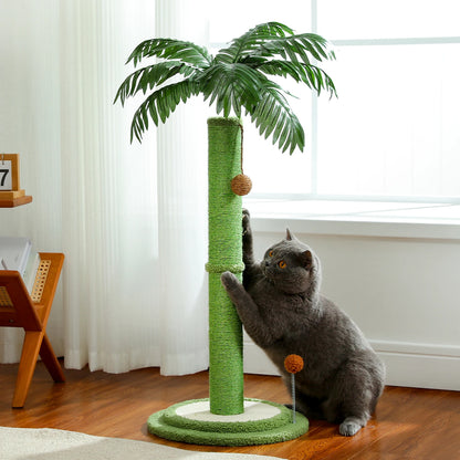 85cm Tall Cat Scratching Post with Hanging Ball