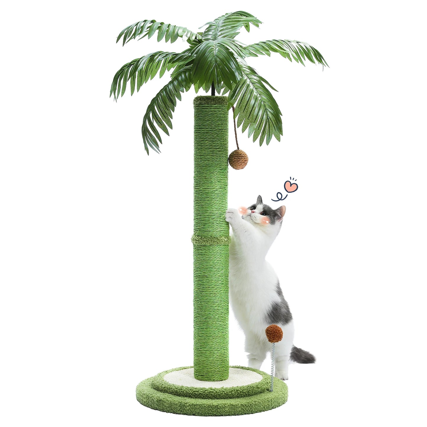 85cm Tall Cat Scratching Post with Hanging Ball