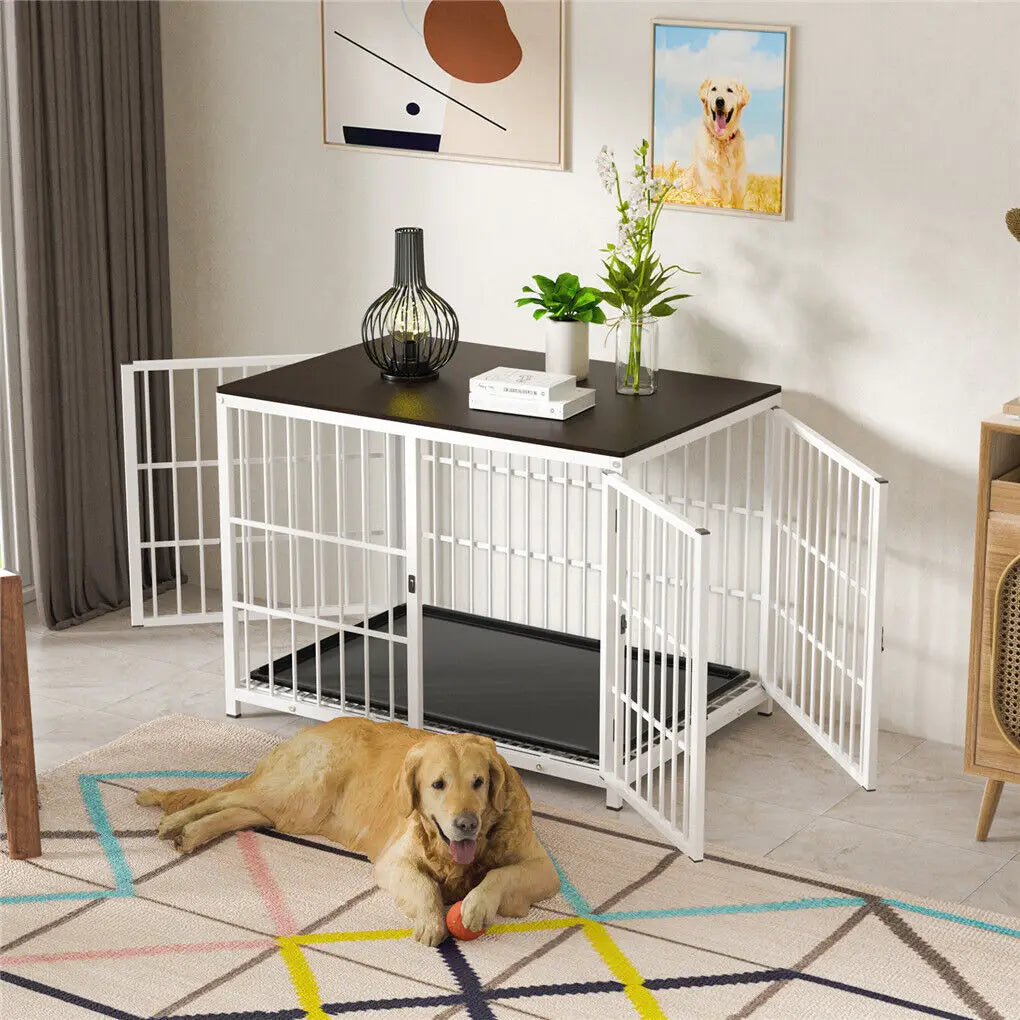 Heavy Duty Dog Kennel Dog Crate End Table Furniture Style