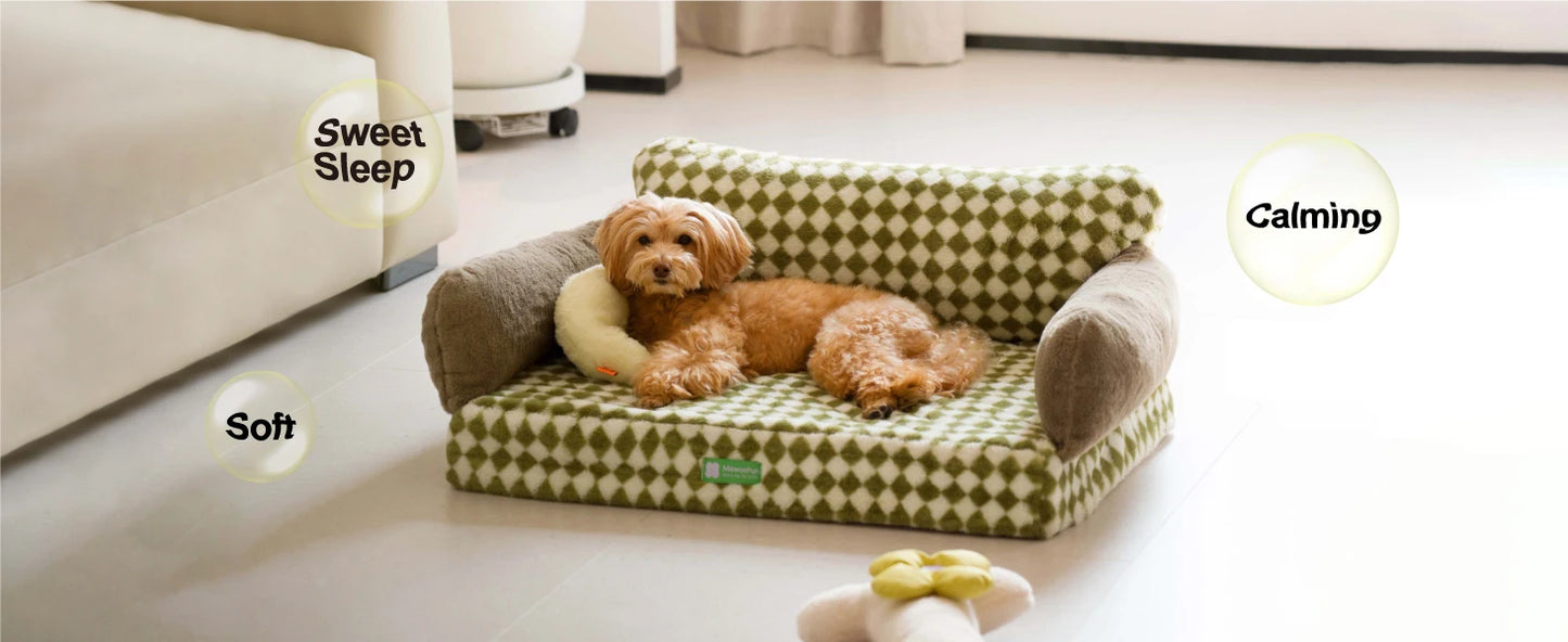 Detachable Soft Pet Bed Non-slip Dog Sofa