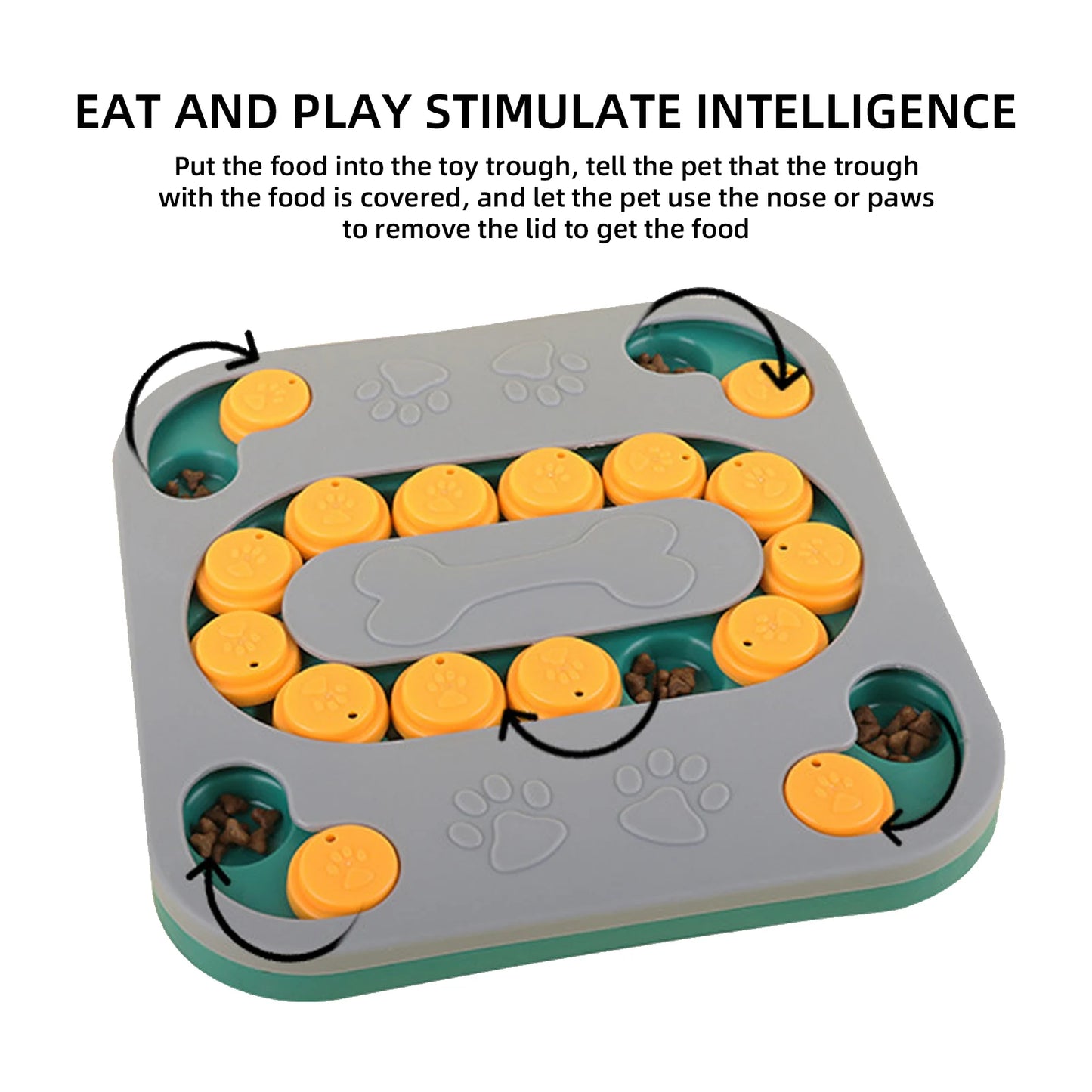 Dog Puzzle Slow Feeder Interactive Pet Toy