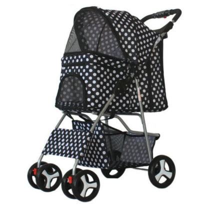 4 Wheel Foldable Pet Dog Stroller for Travel