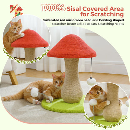 Mushroom Cat Scratching Post