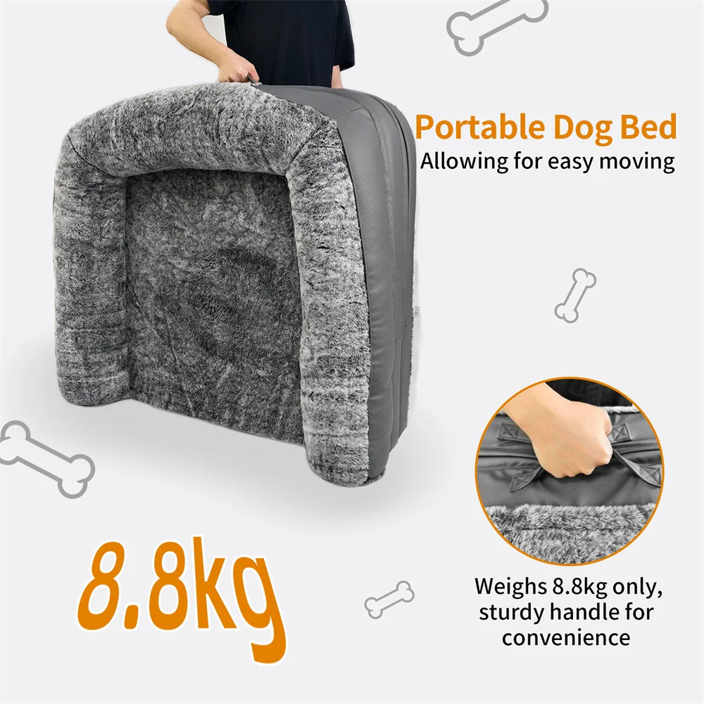 2 in 1 Calming Foldable Human Dog Bed