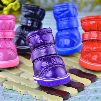 Anti-Slip Warm Dog Snow Boots Pet Shoes