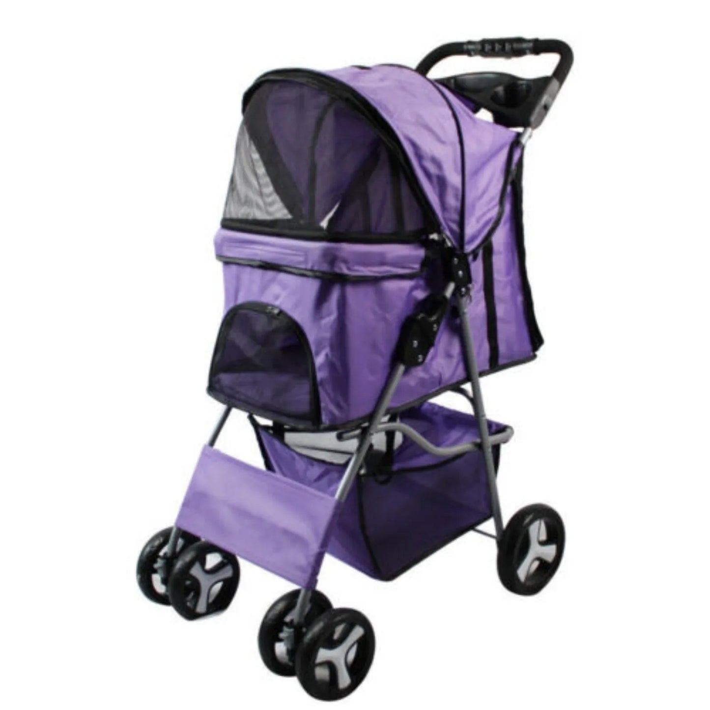 4 Wheel Foldable Pet Dog Stroller for Travel