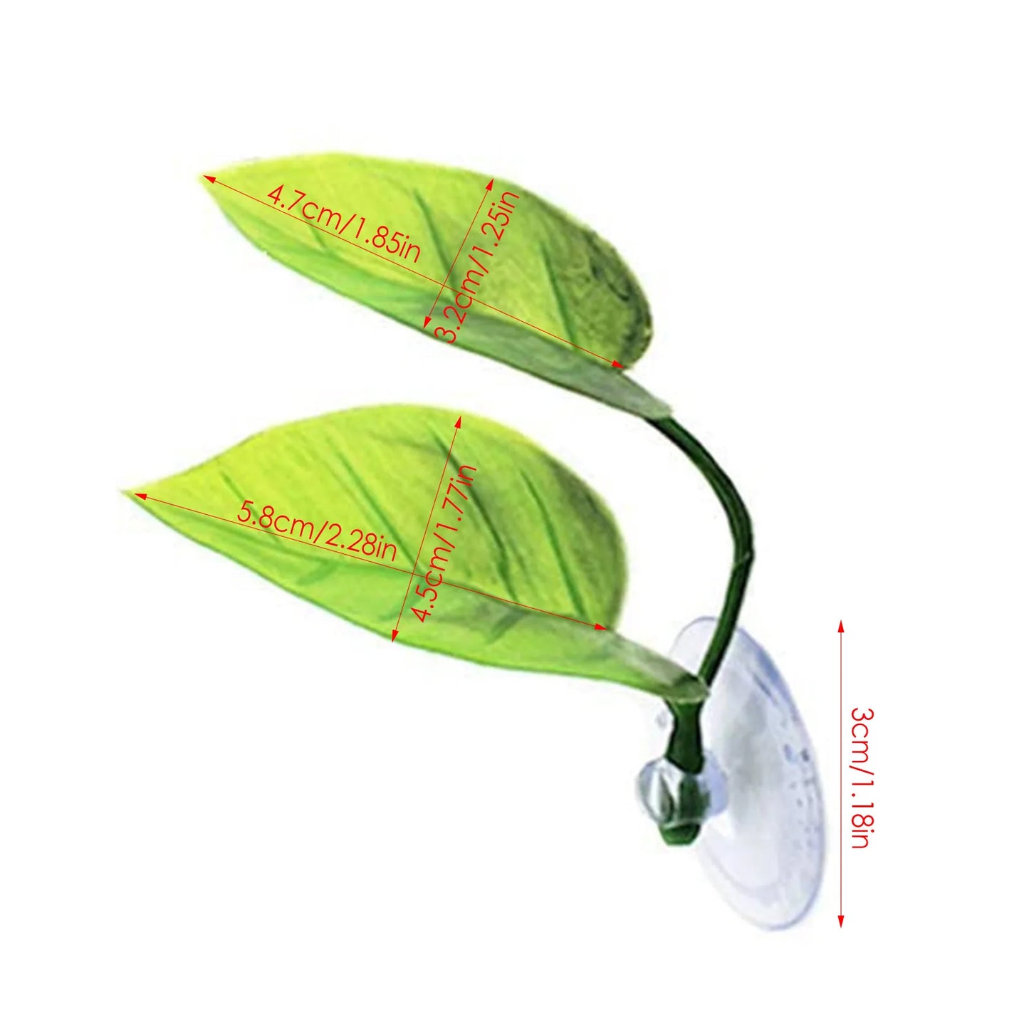 Fish Aquarium Tank Simulated Leaf Decor