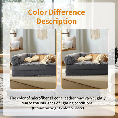 2 in 1 Calming Foldable Human Dog Bed