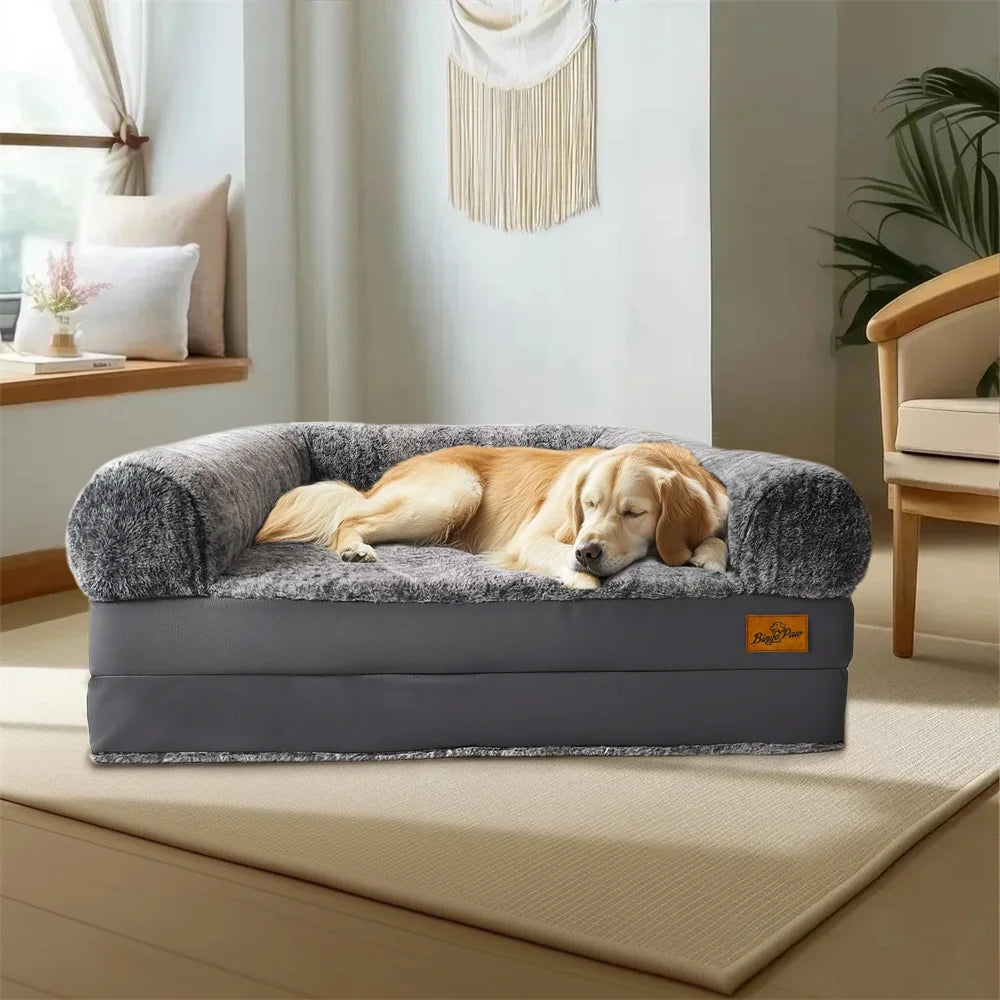 2 in 1 Calming Foldable Human Dog Bed