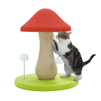 Mushroom Cat Scratching Post