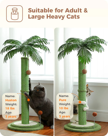 85cm Tall Cat Scratching Post with Hanging Ball